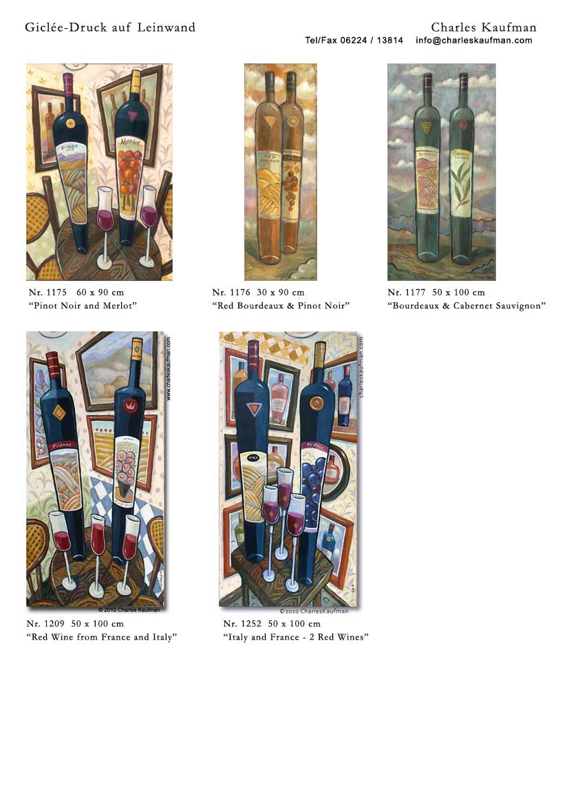 Charles Kaufman Katalog: Dreidimensionale Grafik und Gro&szlig;format Gicl&eacute;e-Druck auf Leinwand