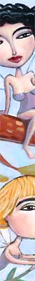 art, paintings,colorful,charles,kaufman,illustrations,gallery,landscapes,figurative