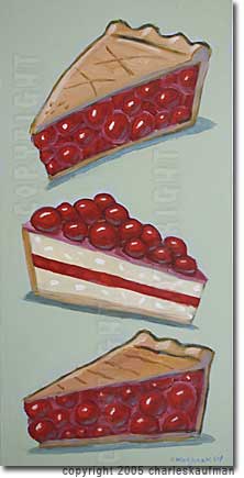 charles kaufman,cake,pie,cake art,pie art,cheese cake,cupcake