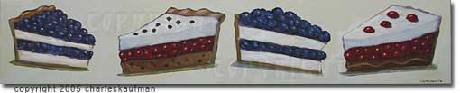 charles kaufman,cake,pie,cake art,pie art,cheese cake,cupcake