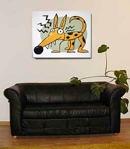 Charles Kaufman paintings.Art