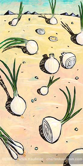 Charles Kaufman paintings, Art,onions