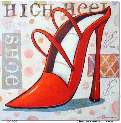 Charles Kaufman,Shoe, Art,painting