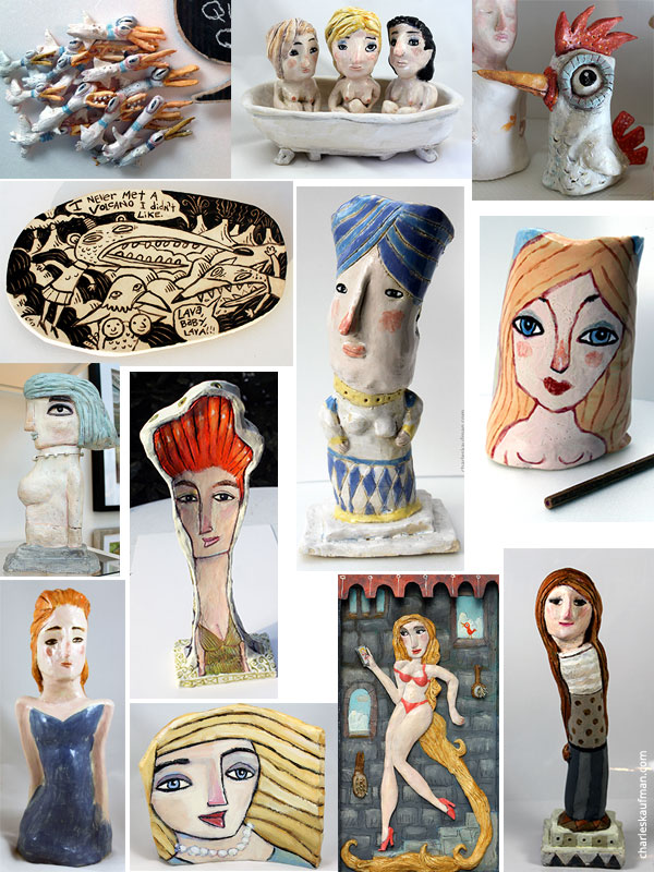 art,sculpture,figurative,contemporary,artist,Charles,Kaufmann,Kaufman,porcelain,clay,handcrafted