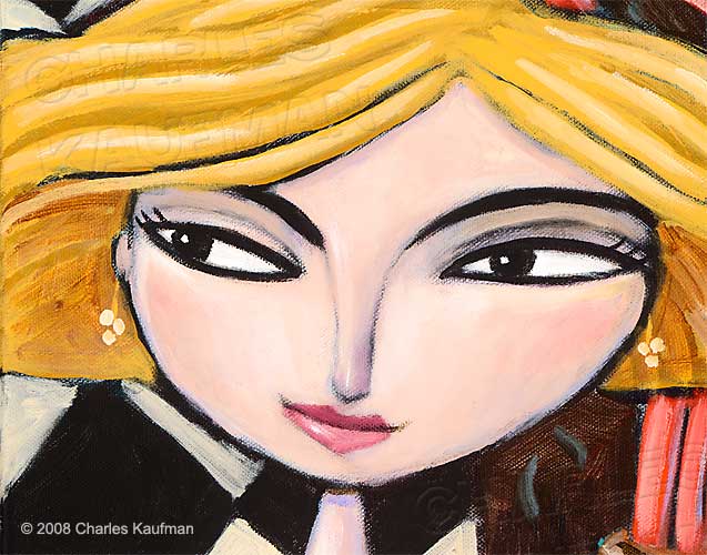 Women,figurative, Art, paintings by Charles Kaufman