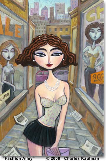 Charles Kaufman's ART ---Women Painting,v