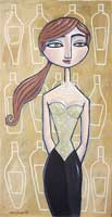 painting, art, kaufman, women
