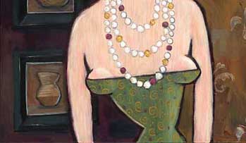 charles kaufman, painting, art,woman,figurative,change,plans