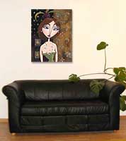Art and Paintings by Charles Kaufman-"A Change of Plans