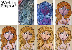 Paintings of Women - Charles Kaufman