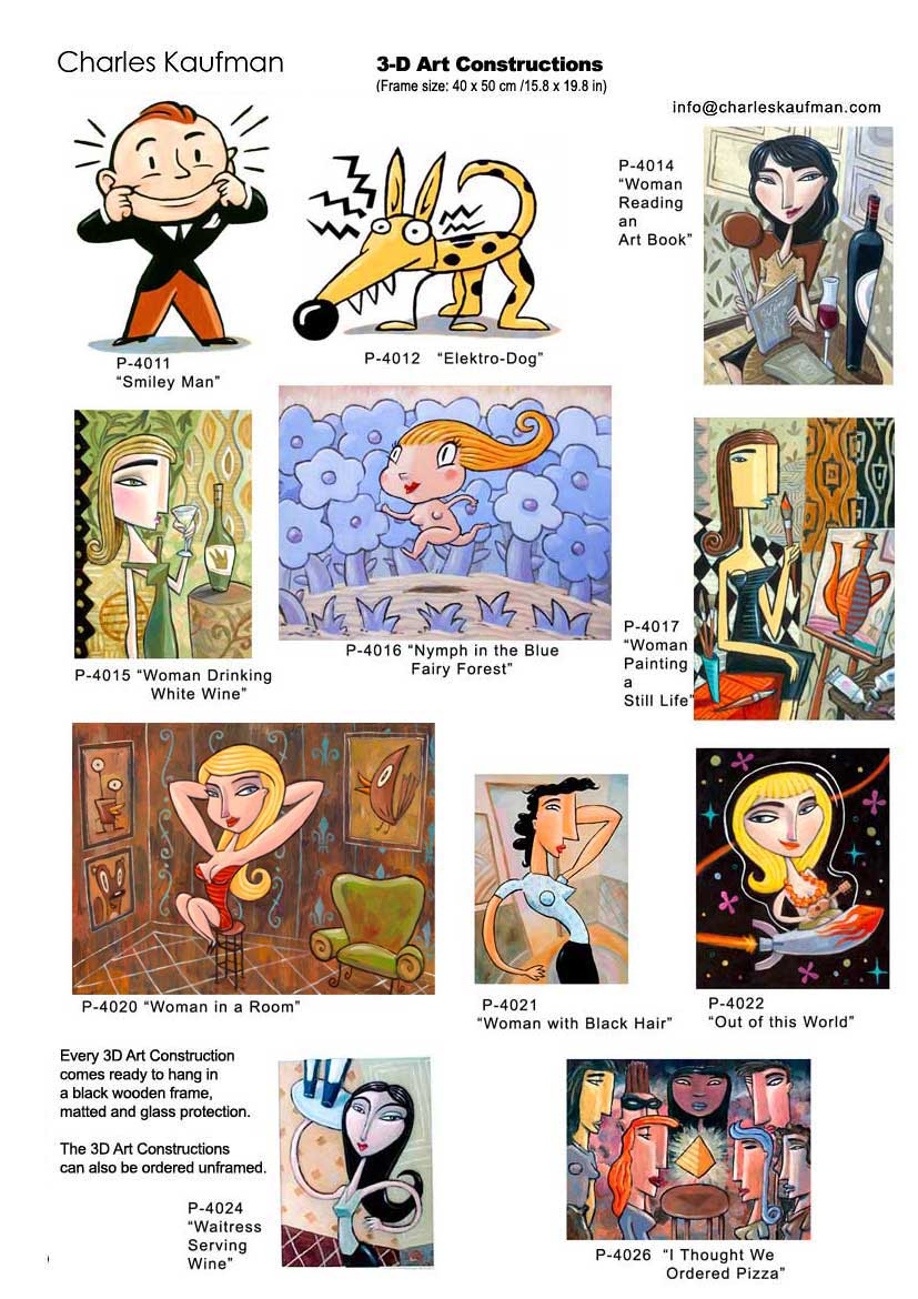 Charles Kaufman Catalog: 3D Art Constructions and Gicl&eacute;e Prints