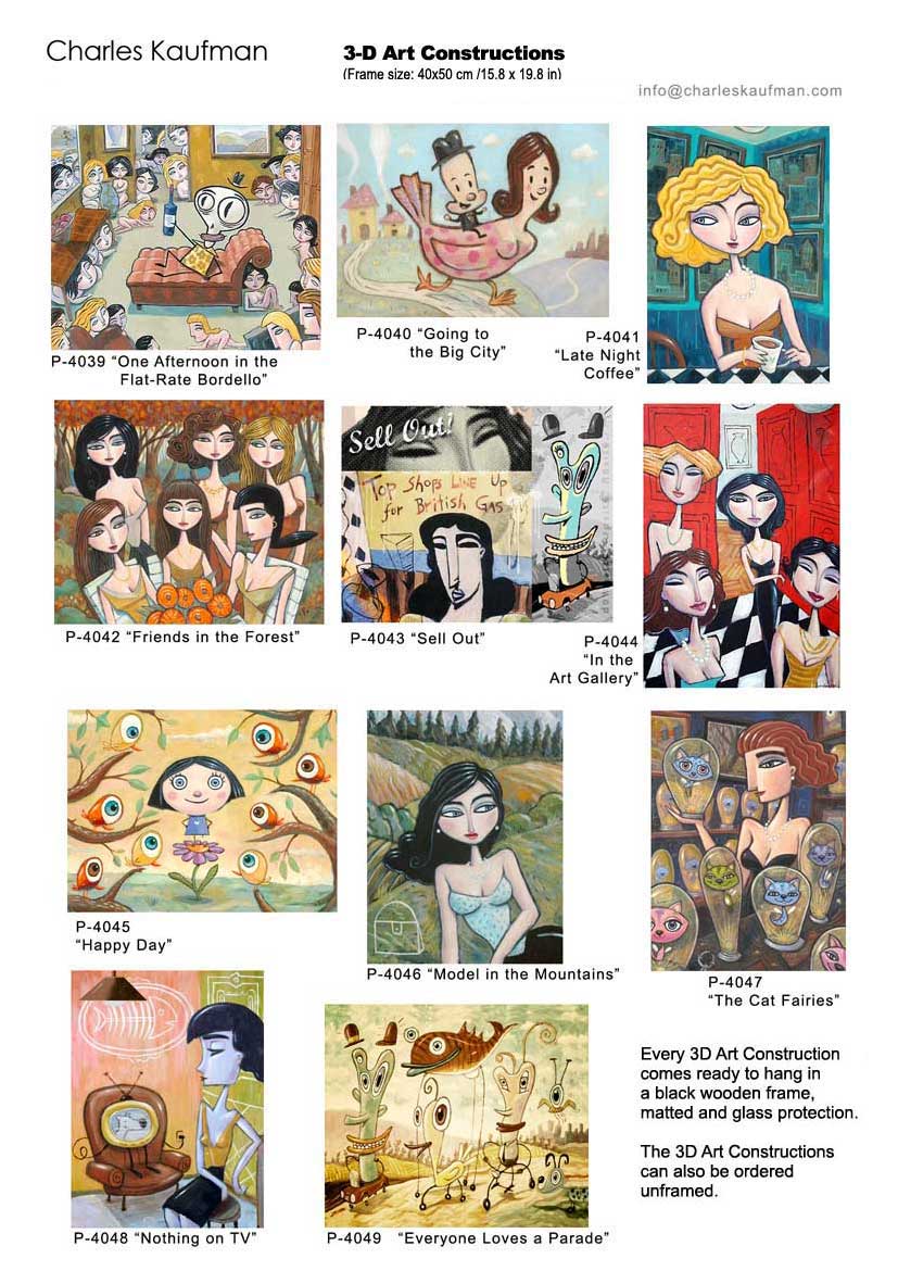 Charles Kaufman Catalog: 3D Art Constructions and Gicl&eacute;e Prints