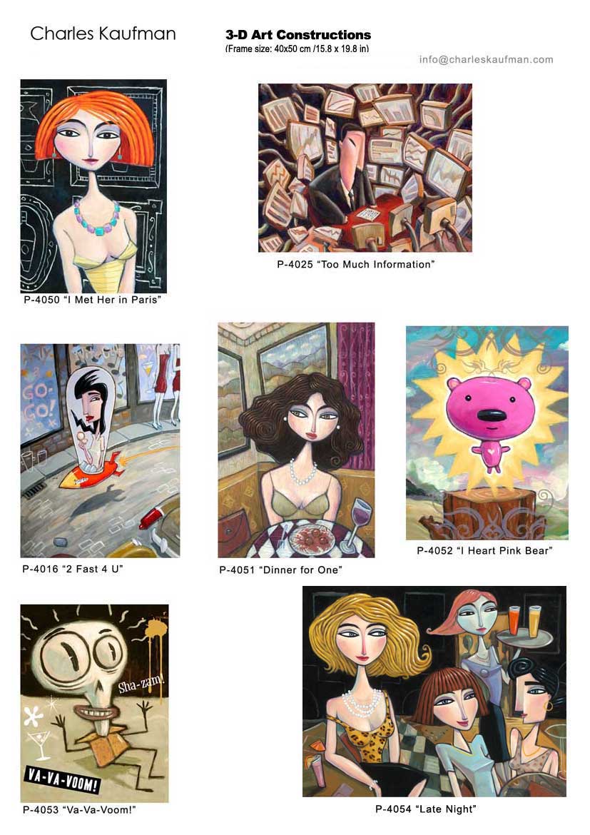 Charles Kaufman Catalog: 3D Art Constructions and Gicl&eacute;e Prints