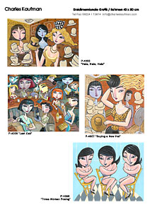 Charles Kaufman Katalog: 3D Art Constructions and large format, limited-edition Gicl&eacute;e-prints on canvas