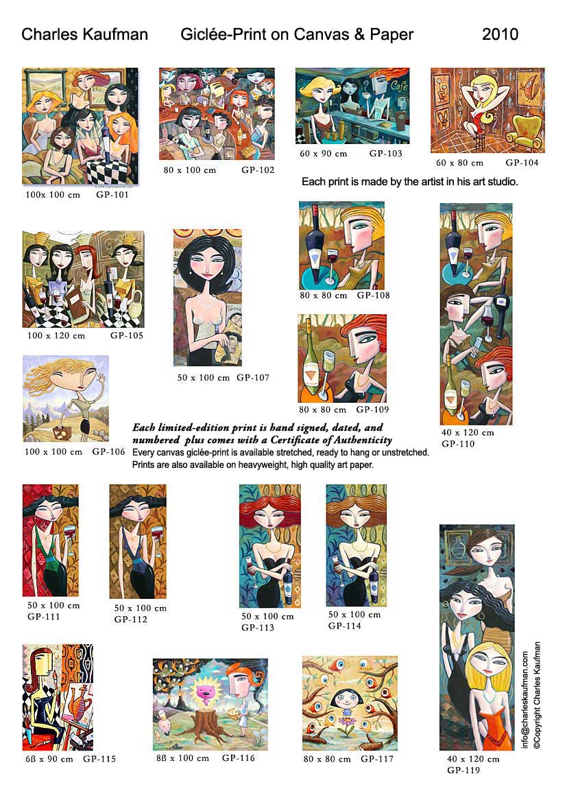 Charles Kaufman Catalog: 3D Art Constructions and Gicl&eacute;e Prints