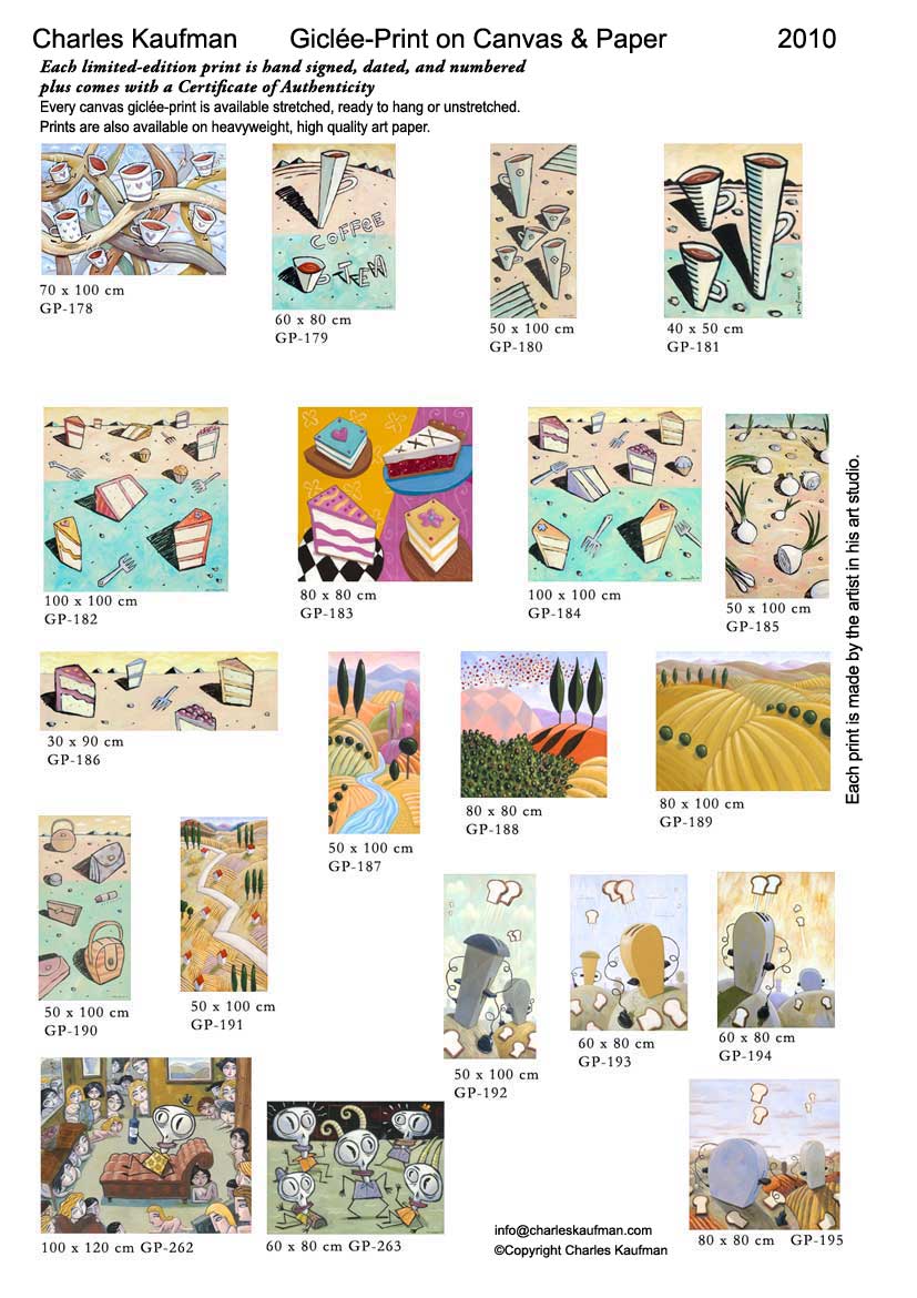 Charles Kaufman Catalog: 3D Art Constructions and Gicl&eacute;e Prints