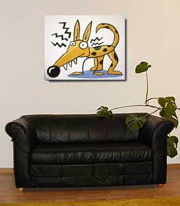 Charles Kaufman paintings,Art,Elektro-Dog