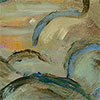 Art and Paintings by Charles Kaufman- Note the brushstrokes and blending of the paints in these close-up, detail views.
