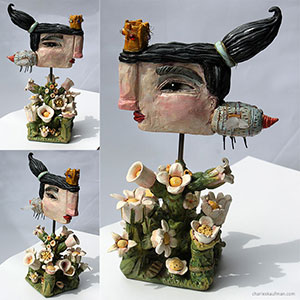 art,sculpture,figurative,contemporary,artist,Charles,Kaufmann,Kaufman,porcelain,clay,handcrafted