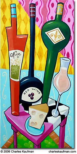 Charles Kaufman Wine Art