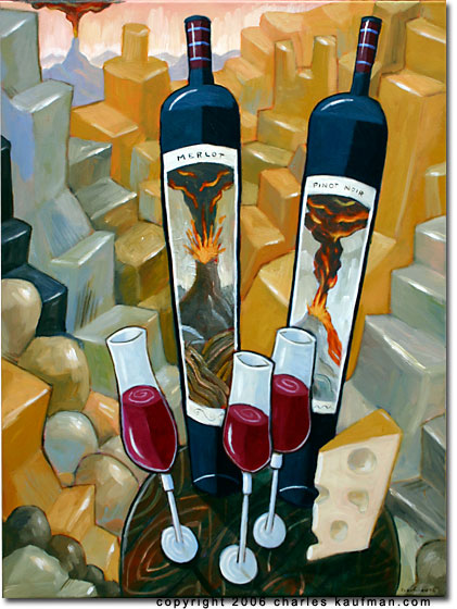 Charles Kaufman Wine Art