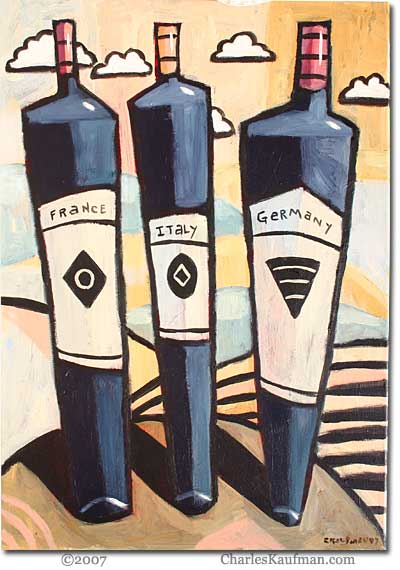 Charles Kaufman Wine Art