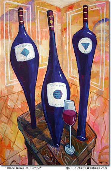 Charles Kaufman Wine Art