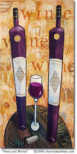 Charles Kaufman Wine Art