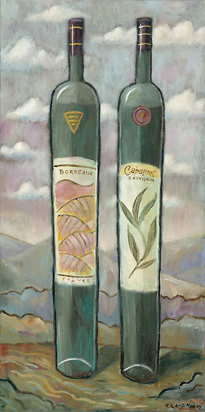 Charles Kaufman, Wine, Art,Bordeaux,Cabernet Sauvignon,painting,kaufmann