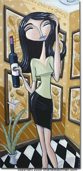 charles kaufman, art, painting,bilder,Women,dress,leinwand,acrylic,paints
