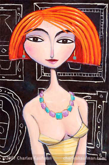 Charles Kaufman's ART ---Women Painting