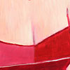 Art and Paintings by Charles Kaufman- woman in red